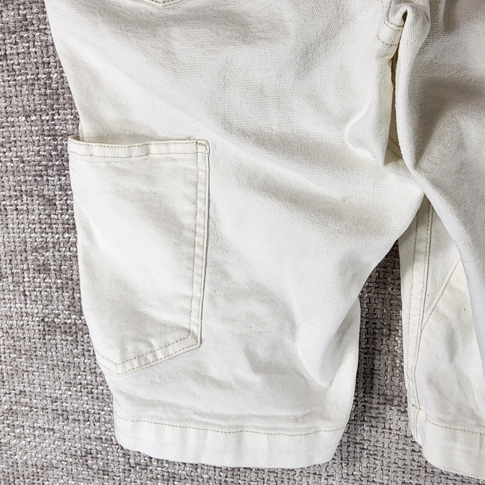 Dovetail Workwear Maven Slim Carpenter Shorts Womens 4 White Canvas 29x11 - Picture 10 of 13